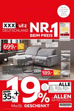 Vorschau von dem Prospekt des Geschäftes XXXL Lutz, gültig ab dem 15.03.2026