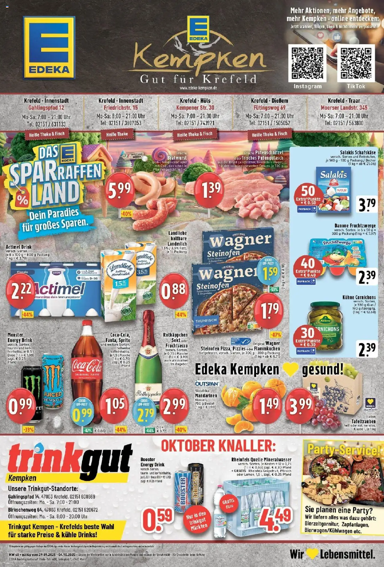 EDEKA Prospekt ab 28.09.2025 - Prospekt Krefeld - Hüls Online