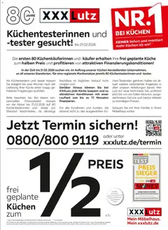 Vorschau von dem Prospekt des Geschäftes XXXL Lutz, gültig ab dem 01.02.2026