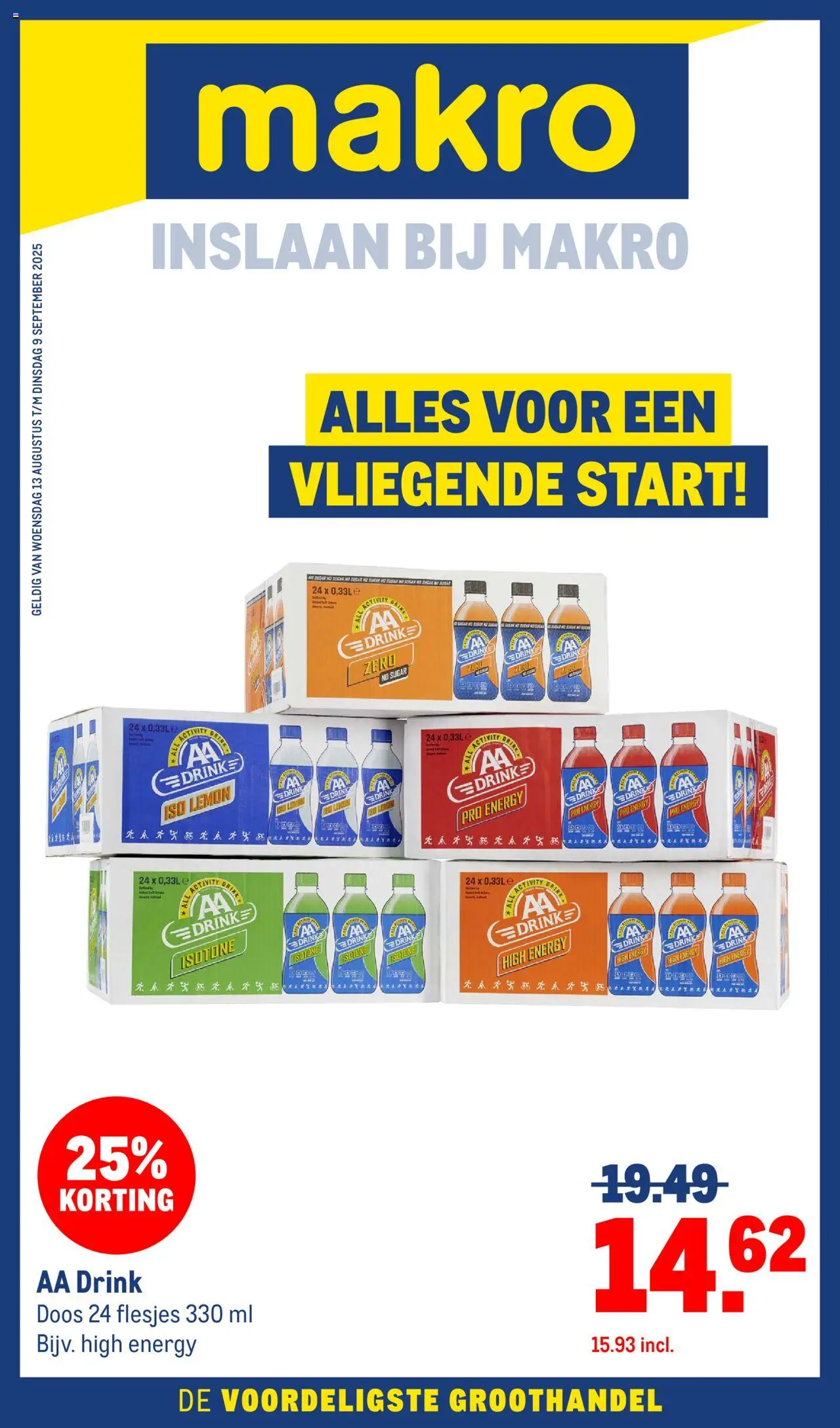 Makro shop Kantine geldig vanaf 13-08-2025 - Paginanummer 1