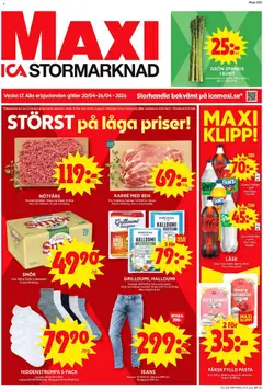 Förhandsgranska reklamblad Enköping från butik ICA Maxi gäller från 20/04/2026