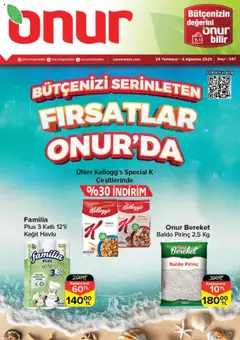 Onur Market Katalog 24.07.2025 - Broşürünün önizlemesi