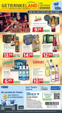 Vorschau von dem Prospekt des Geschäftes Getränkeland, gültig ab dem 26.10.2025