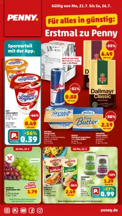 Vorschau von dem Prospekt des Geschäftes Penny, gültig ab dem 21.07.2025