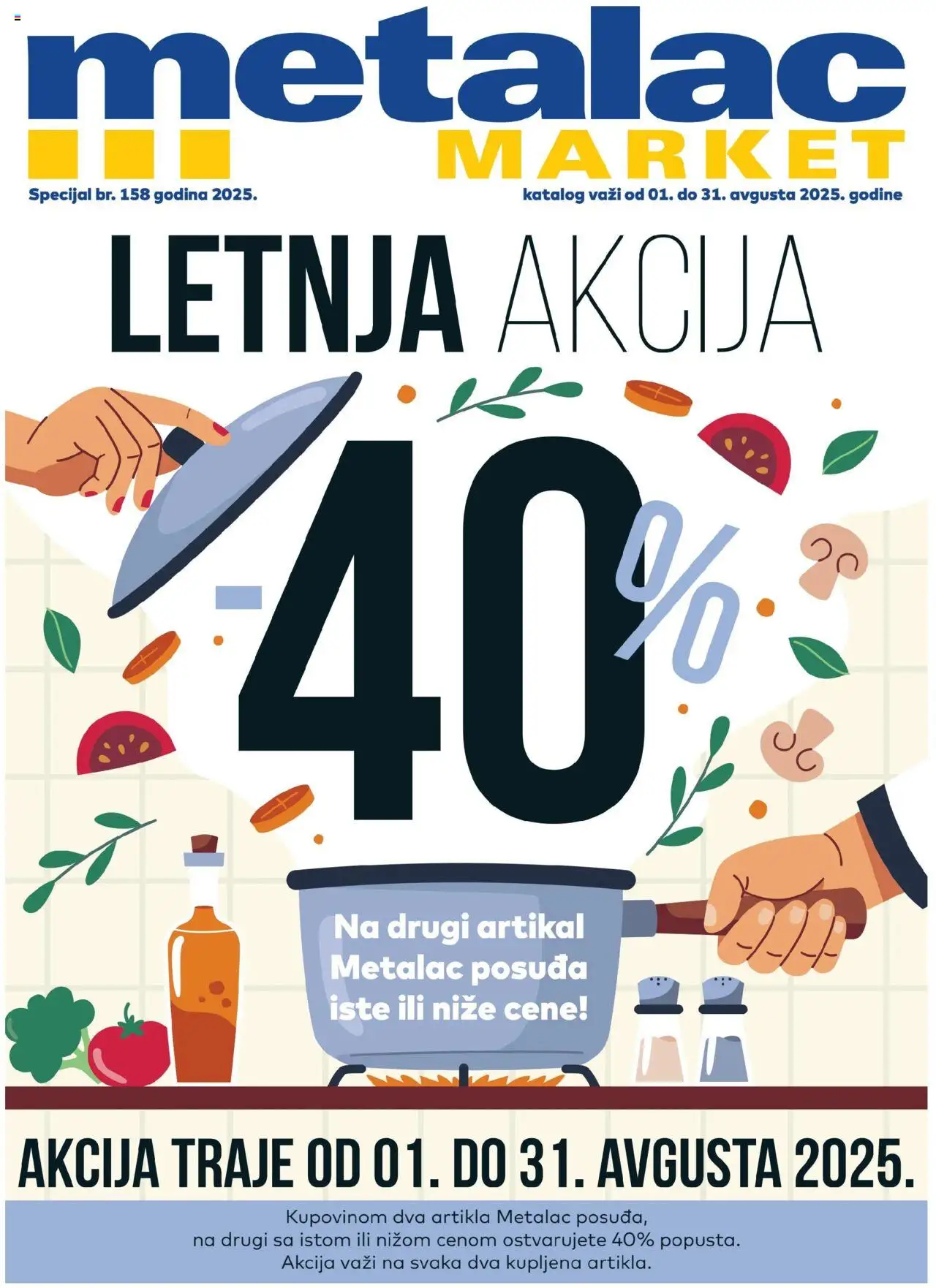 Metalac Market katalog važi od 01.08.2025 - stranica 1