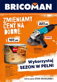 Pogląd gazetki "Bricoman gazetka" ze sklepu Bricoman ważnej od 27.04.2026
