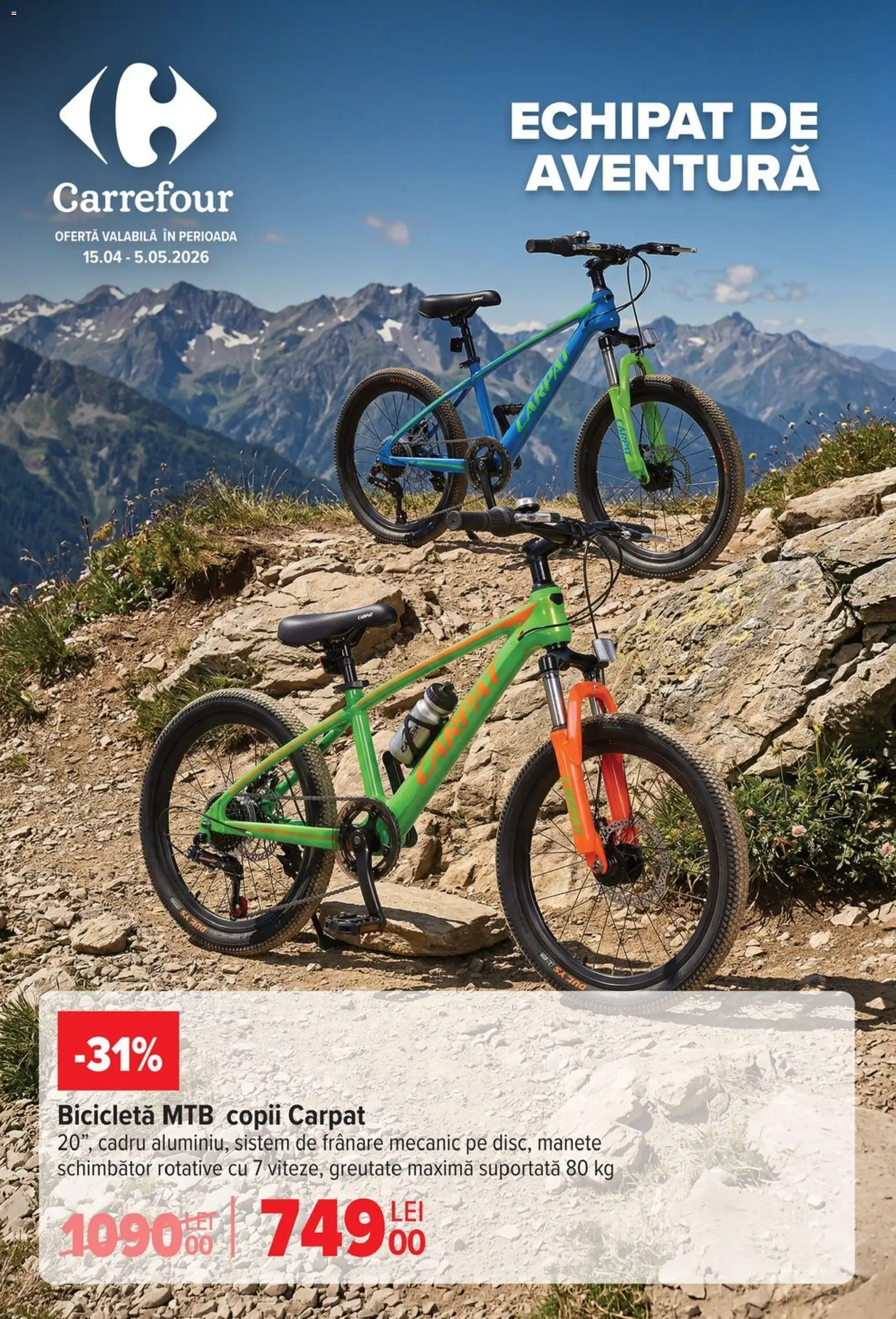 Previzualizarea de cataloage: Carrefour Carrefour Catalog Special Outdoor valabil de la 15.04.2026