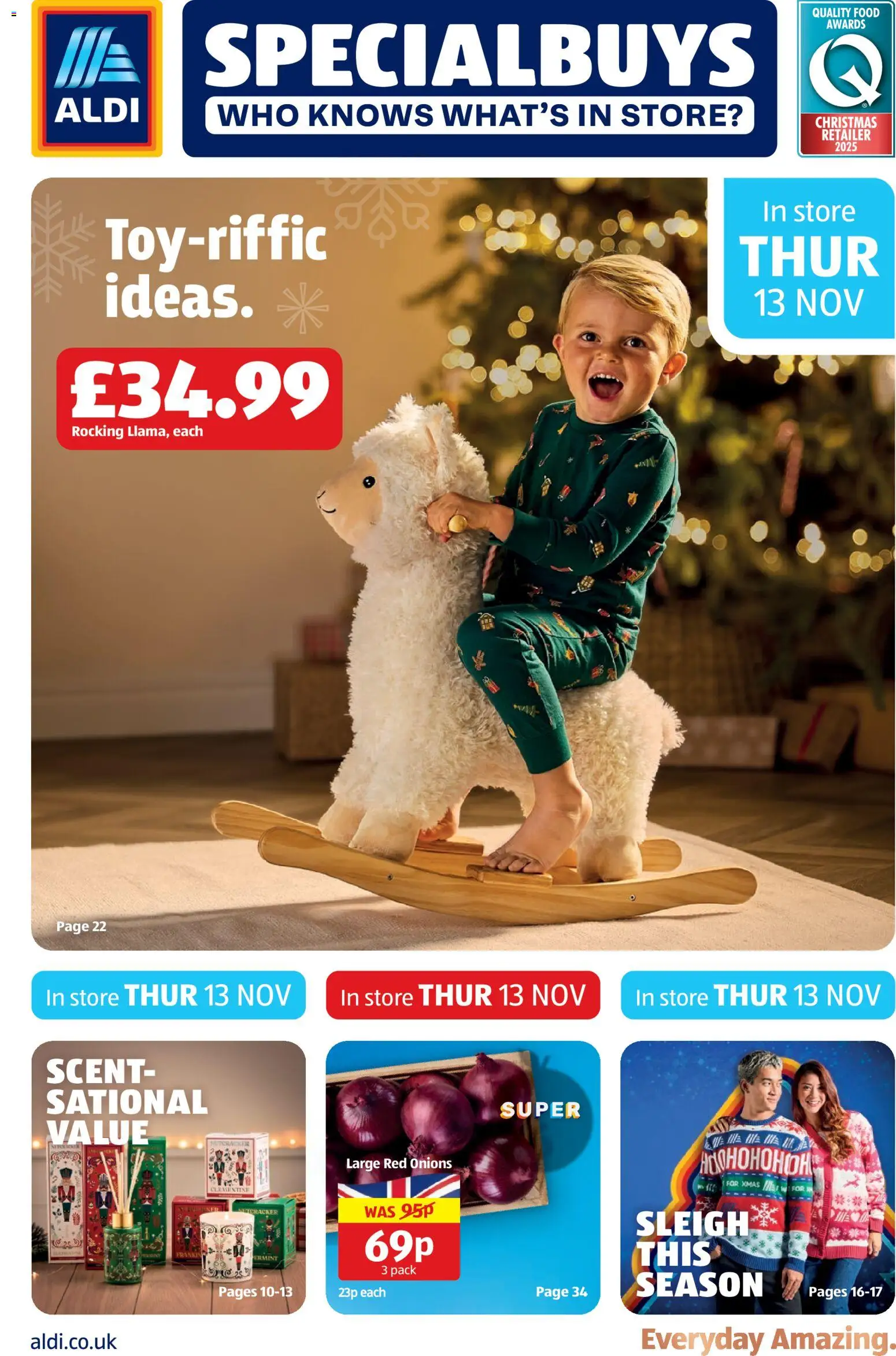Preview of Aldi Weekly offers UK Specialbuys valid from 13/11/2025