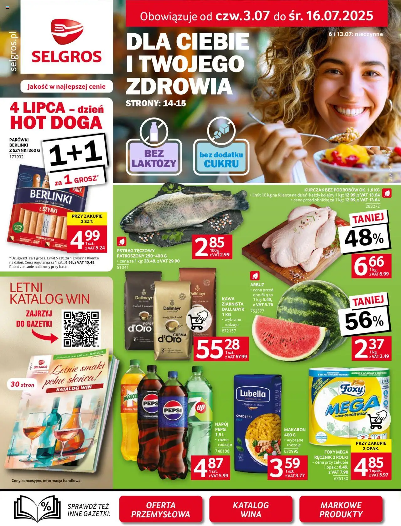 Selgros cash&carry Gazetka od 03.07.2025 - Nowa Gazetka - Numer strony 1