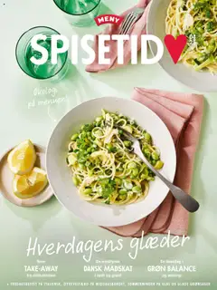 Eksempel på tilbudsavis Spisetid fra butik Meny gyldig fra 01/08/2025