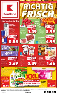Vorschau von dem Prospekt des Geschäftes Kaufland, gültig ab dem 22.01.2026