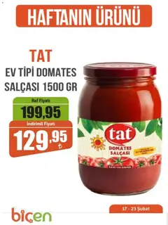 Biçen Market Haftanın Ürünü 17.02.2026 - Broşürünün önizlemesi