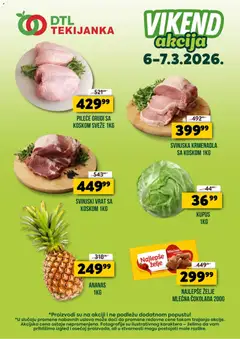 Pregled Tekijanka kataloga - važi od 06.03.2026