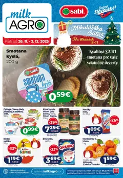 Náhľad Milk Agro letáku platného od 26.11.2025