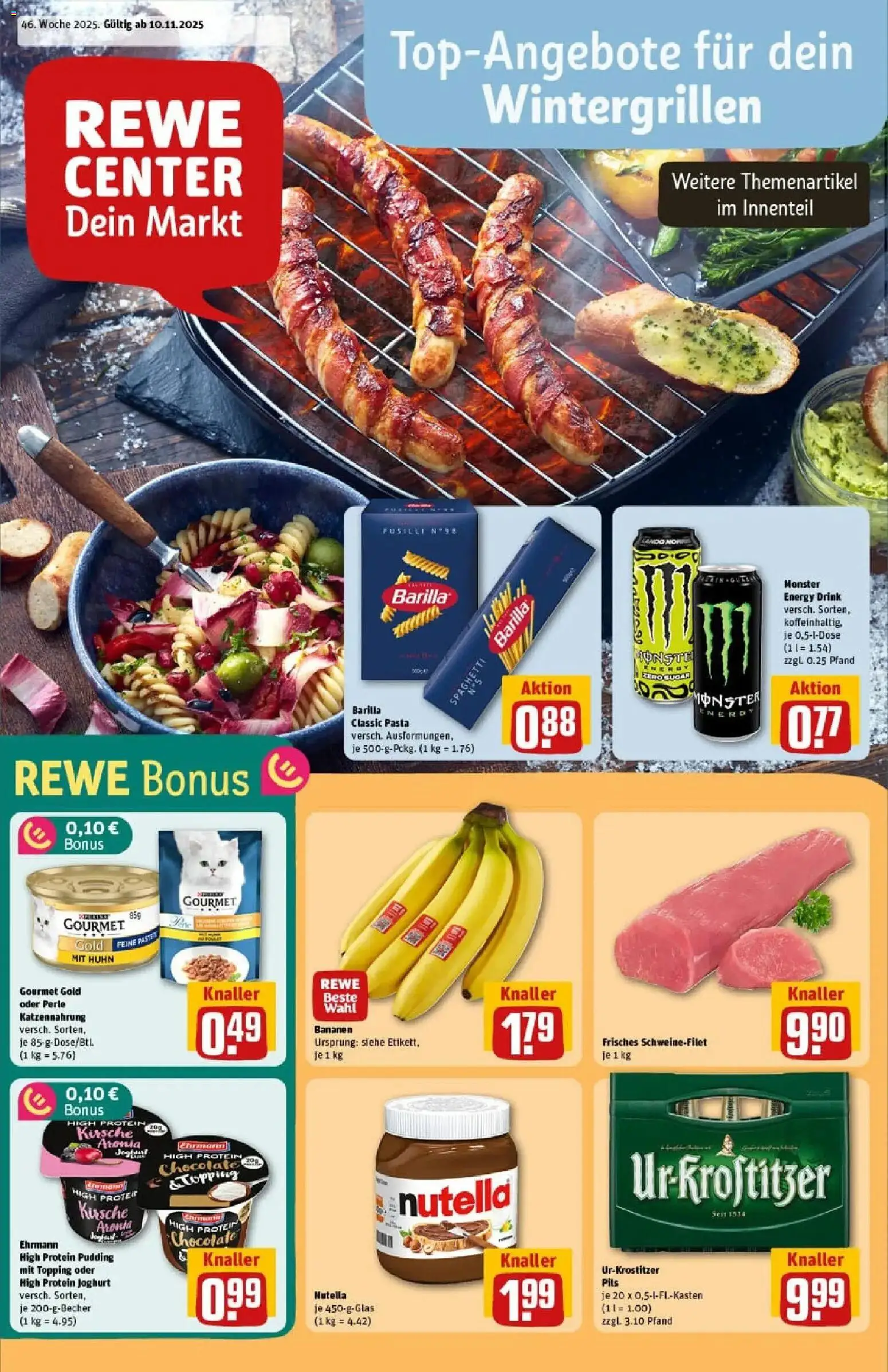 Vorschau von dem Prospekt des Geschäftes Rewe, gültig ab dem 09.11.2025