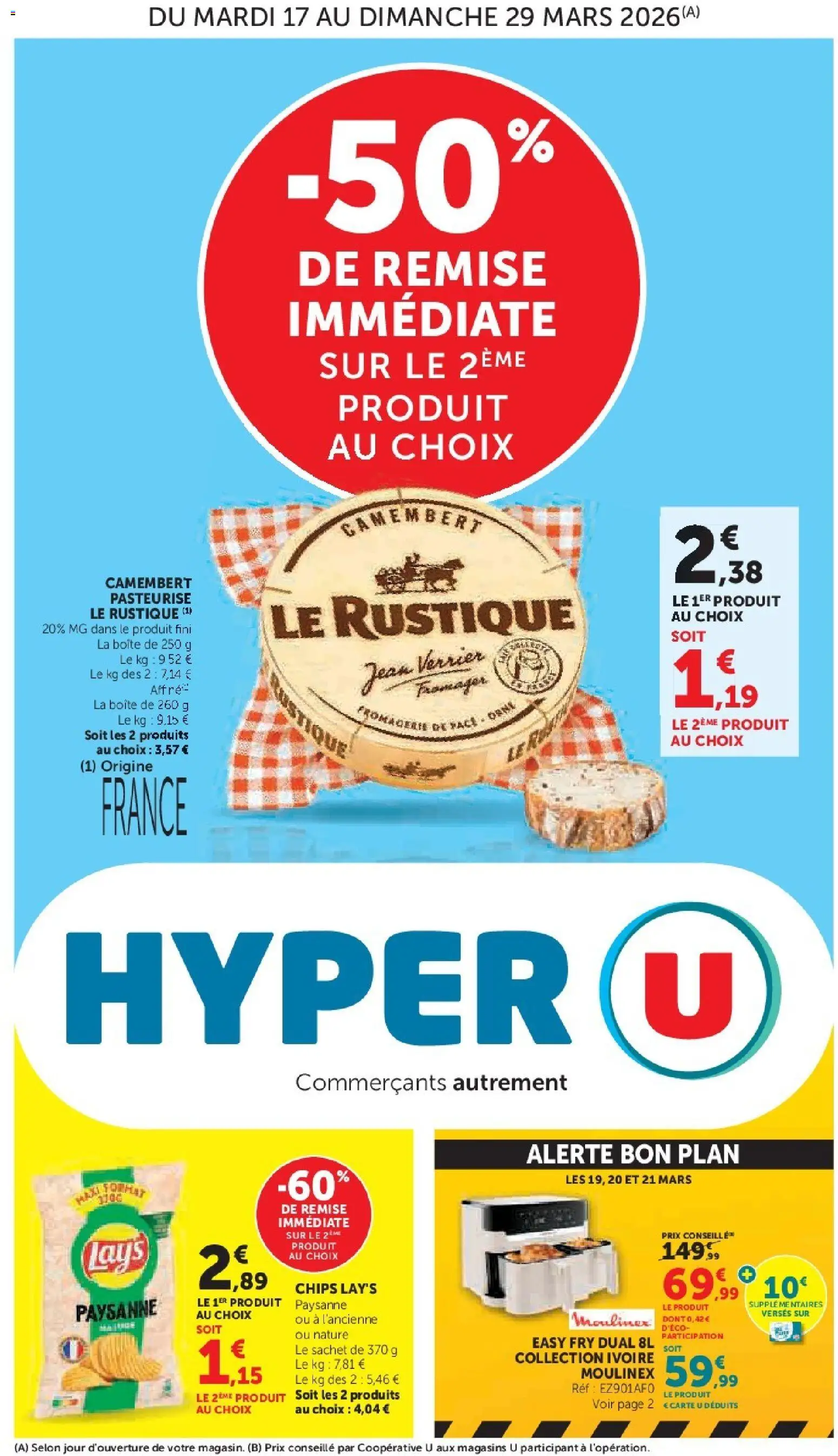 Prévisualisation de Hyper U - Les prix bas de la semaine du magasin Hyper U formulaire valide 17/03/2026