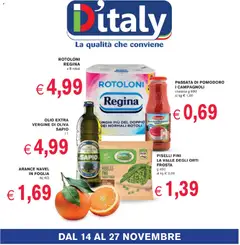 Anteprima dell'opuscolo Volantino D'Italy dal negozio Coal valido da 14/11/2025