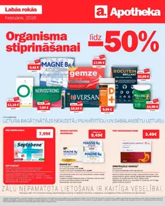 Skatīt Apotheka akciju bukletu, derīgs no 01.02.2026.