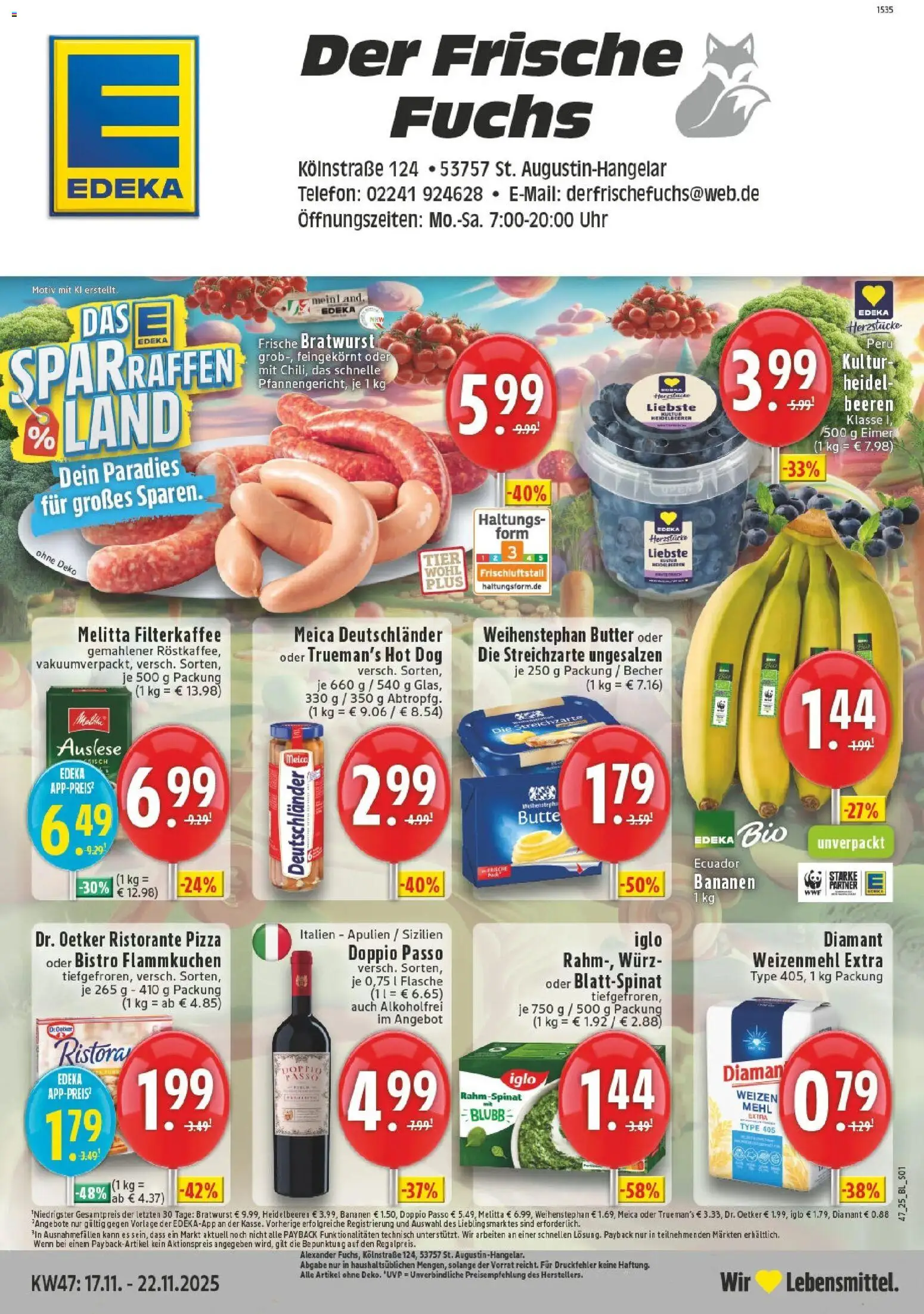 Vorschau von dem Prospekt des Geschäftes Edeka, gültig ab dem 17.11.2025