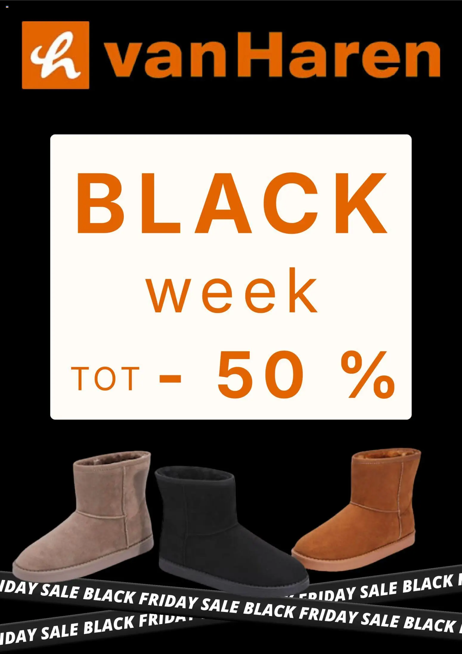 Voorbeeld van Black Friday van winkel van Haren geldig vanaf 19-11-2025