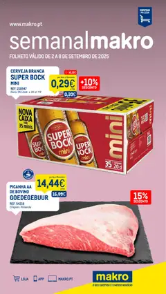 Pré-visualização do folheto da loja Makro válida a partir de 02/09/2025