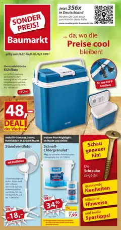 Vorschau von dem Prospekt des Geschäftes Sonderpreis Baumarkt, gültig ab dem 26.07.2025