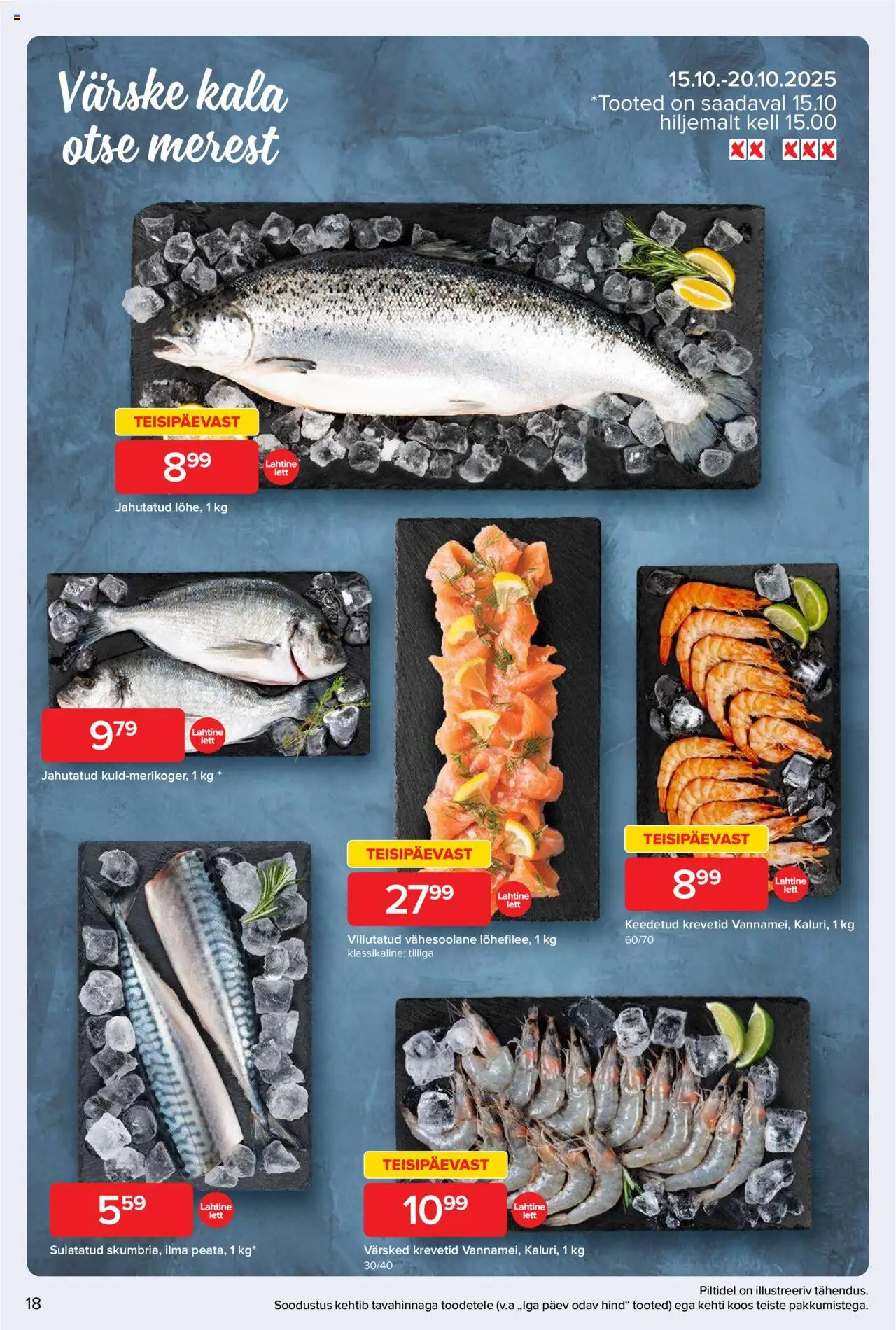 Maxima kliendilehe eelvaade alates 2025.10.14