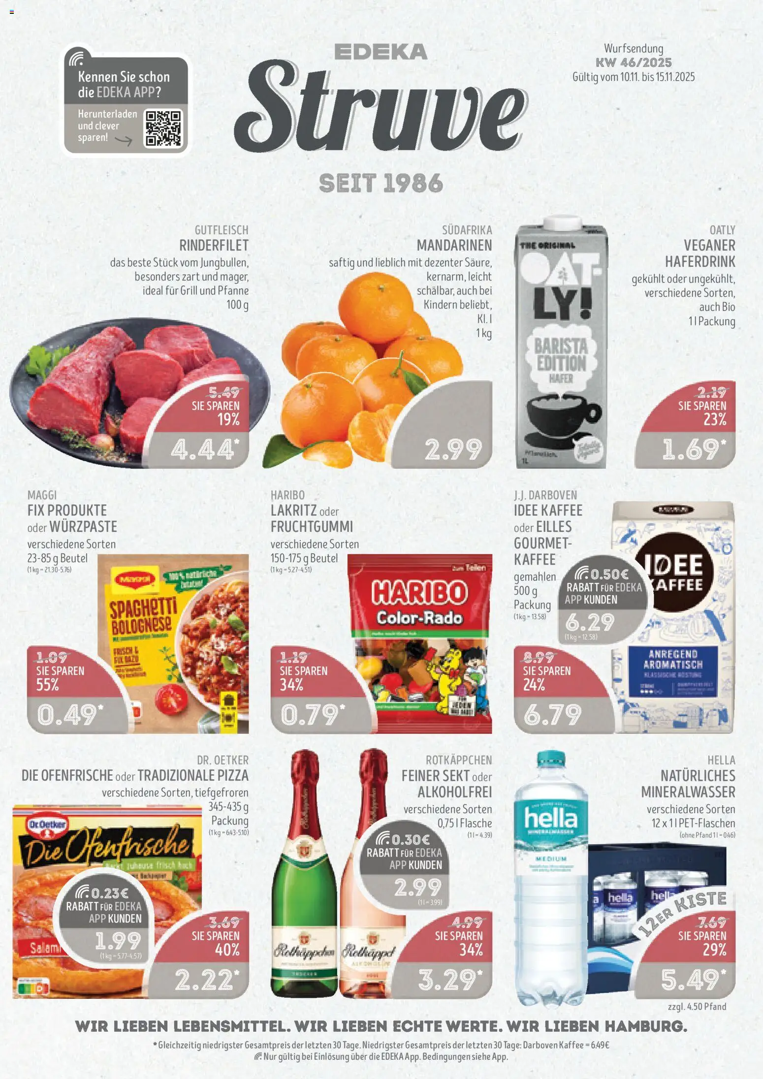 Vorschau von dem Prospekt des Geschäftes Edeka Struve, gültig ab dem 10.11.2025