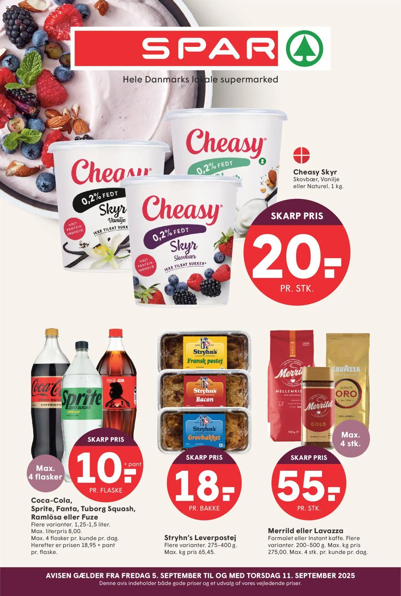 Spar tilbudsavis gyldig fra 05/09/2025 - side 1