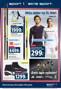 Forhåndsvis Kundeavis fra butikk Sport 1 gyldig fra 08/01/2026