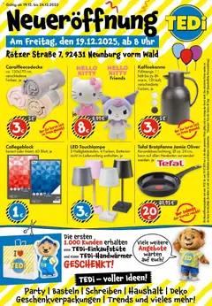 Vorschau von dem Prospekt des Geschäftes TEDi, gültig ab dem 19.12.2025