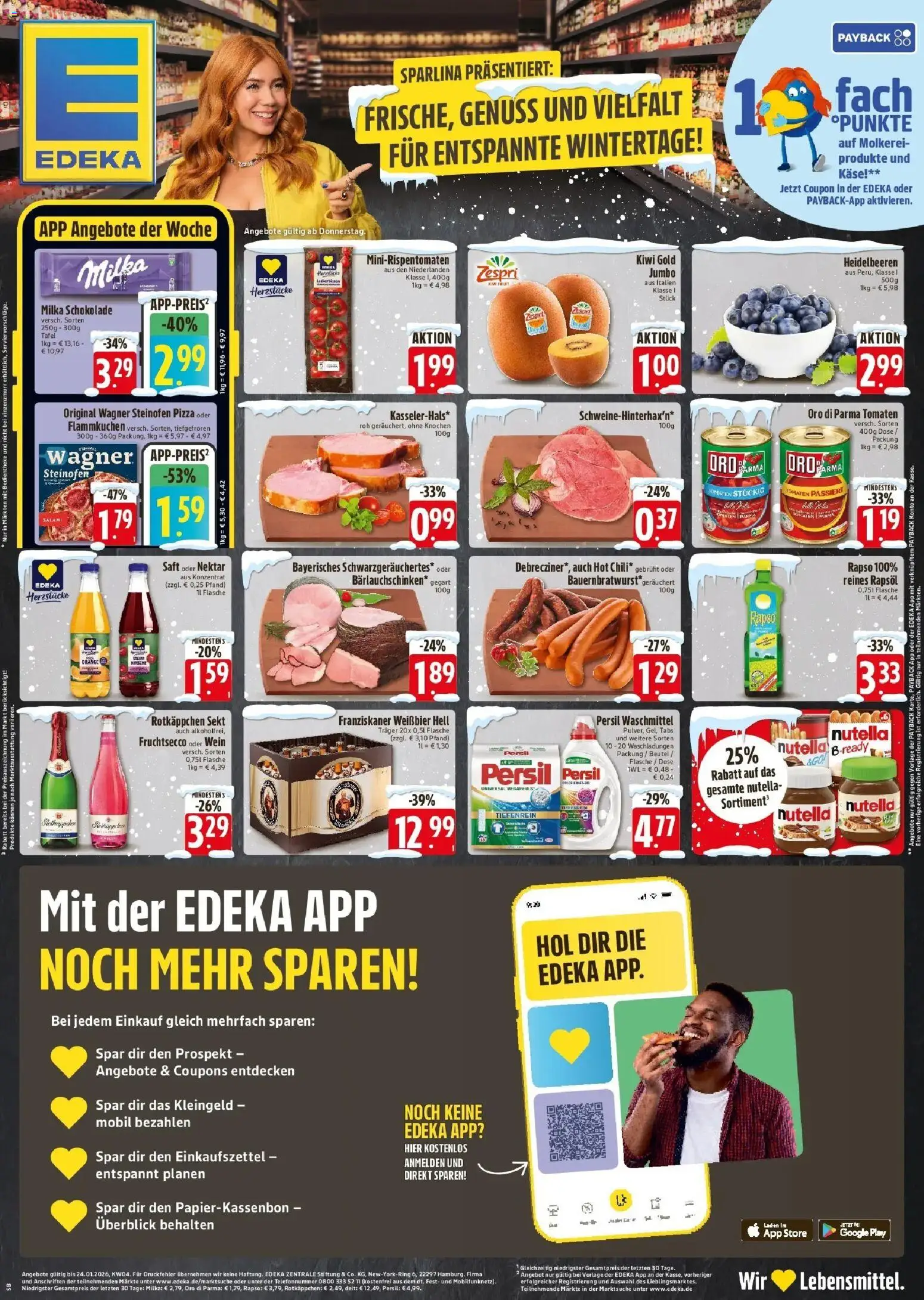 Vorschau von dem Prospekt des Geschäftes Edeka, gültig ab dem 22.01.2026