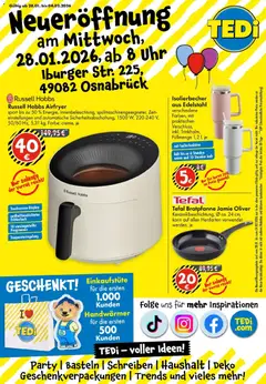 Vorschau von dem Prospekt des Geschäftes TEDi, gültig ab dem 23.01.2026
