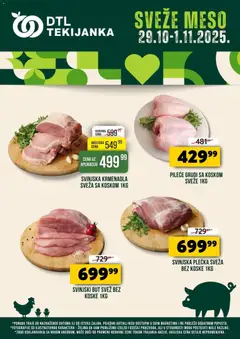 Pregled Tekijanka kataloga - važi od 29.10.2025