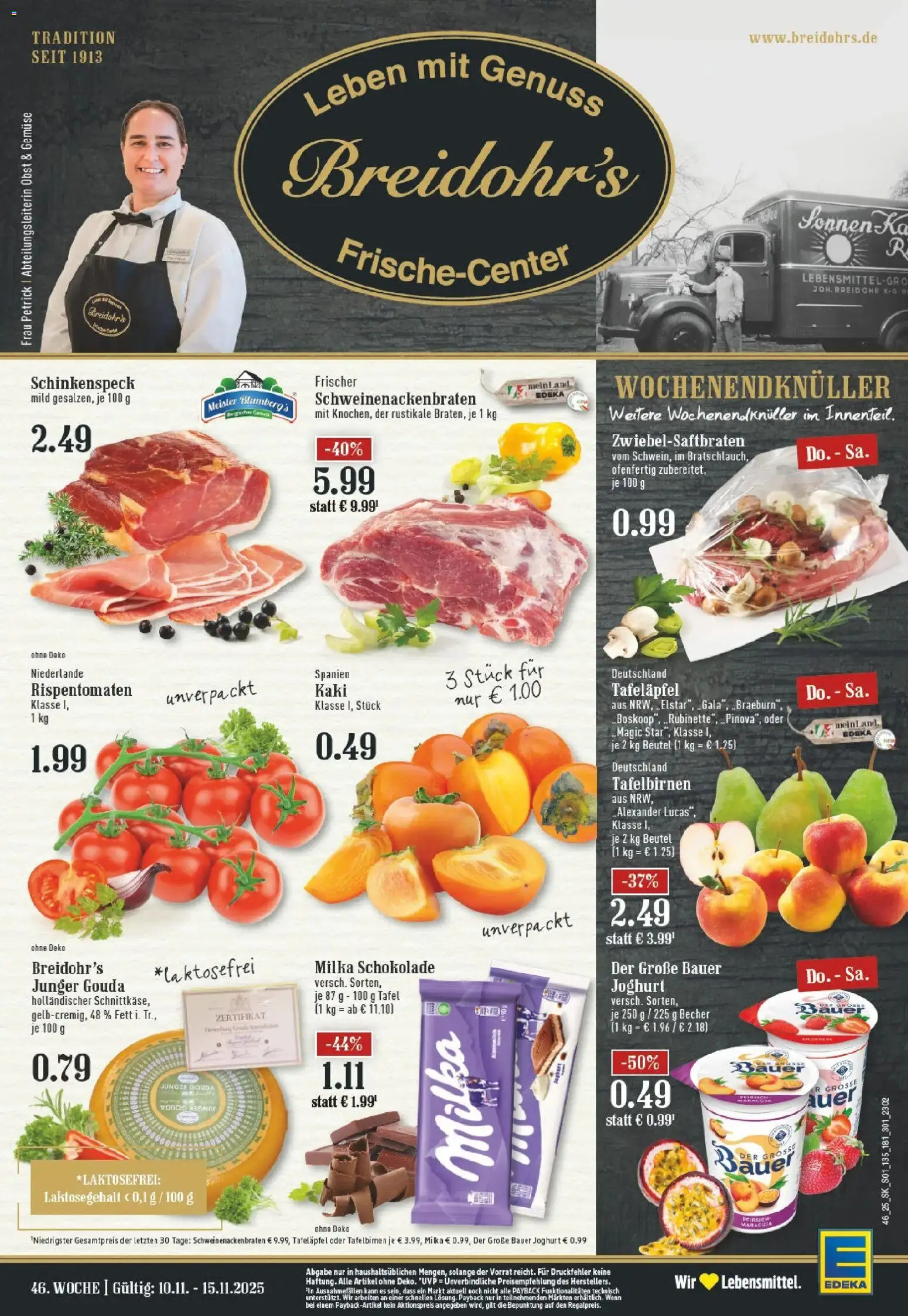 Vorschau von dem Prospekt des Geschäftes Edeka, gültig ab dem 10.11.2025