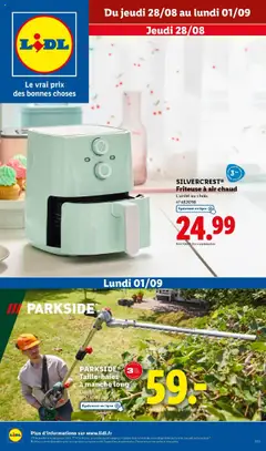 Prévisualisation de Cuisine, rangements, beauté et bien plus encore en supermarché Lidl ! du magasin LIDL formulaire valide 27/08/2025