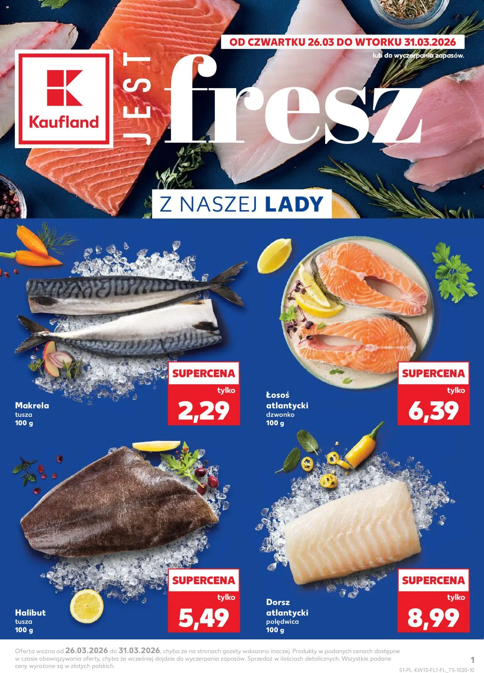 Náhled nabídky: Kaufland Polsko Kaufland Polsko leták - Jest fresz platný od 26.03.2026