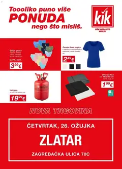 Pregled letka KiK katalog do 24.03.2026 trgovine Kik vrijedi od 21.03.2026
