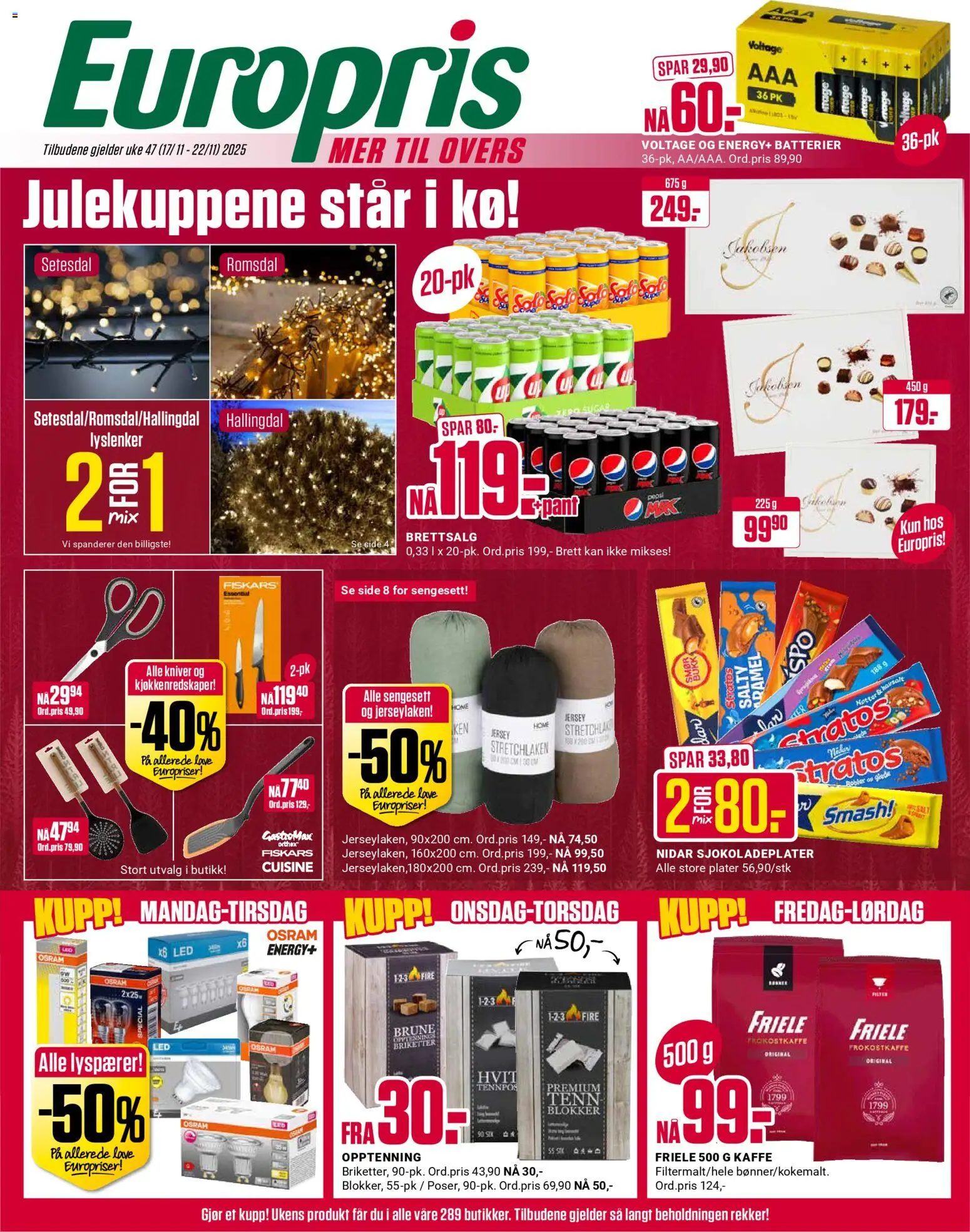 Forhåndsvis Kundeavis fra butikk Europris gyldig fra 17/11/2025