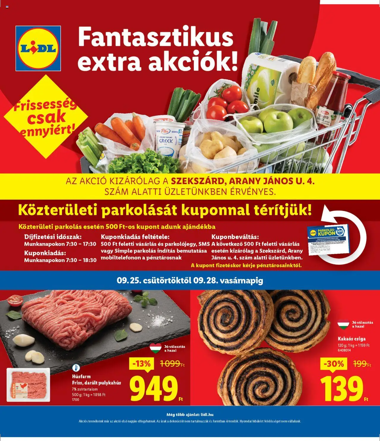 Lidl aktuális szórólap, érvényes 2025.09.25.-től - 1 oldal