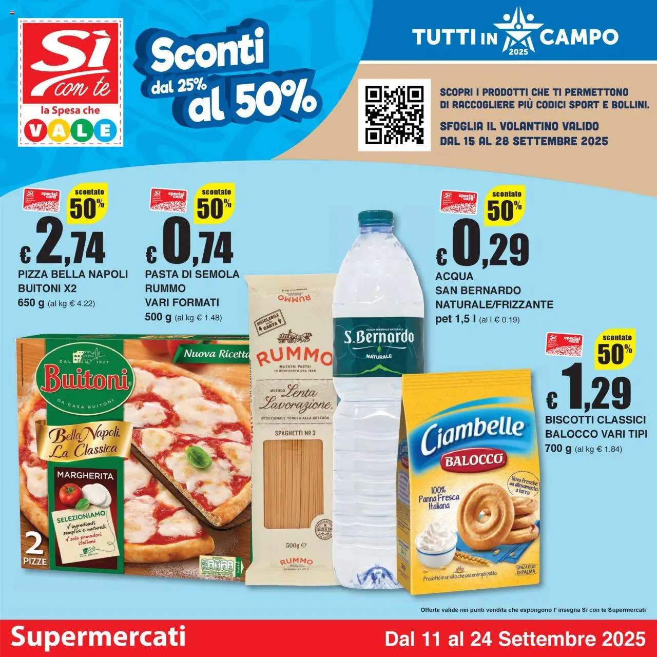Volantino Sì con Te valido da 11/09/2025 numero di pagina 1