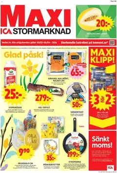 Förhandsgranska reklamblad Löddeköpinge från butik ICA Maxi gäller från 30/03/2026