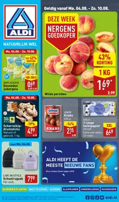 Voorbeeld van Folder week 32 van winkel Aldi geldig vanaf 04-08-2025