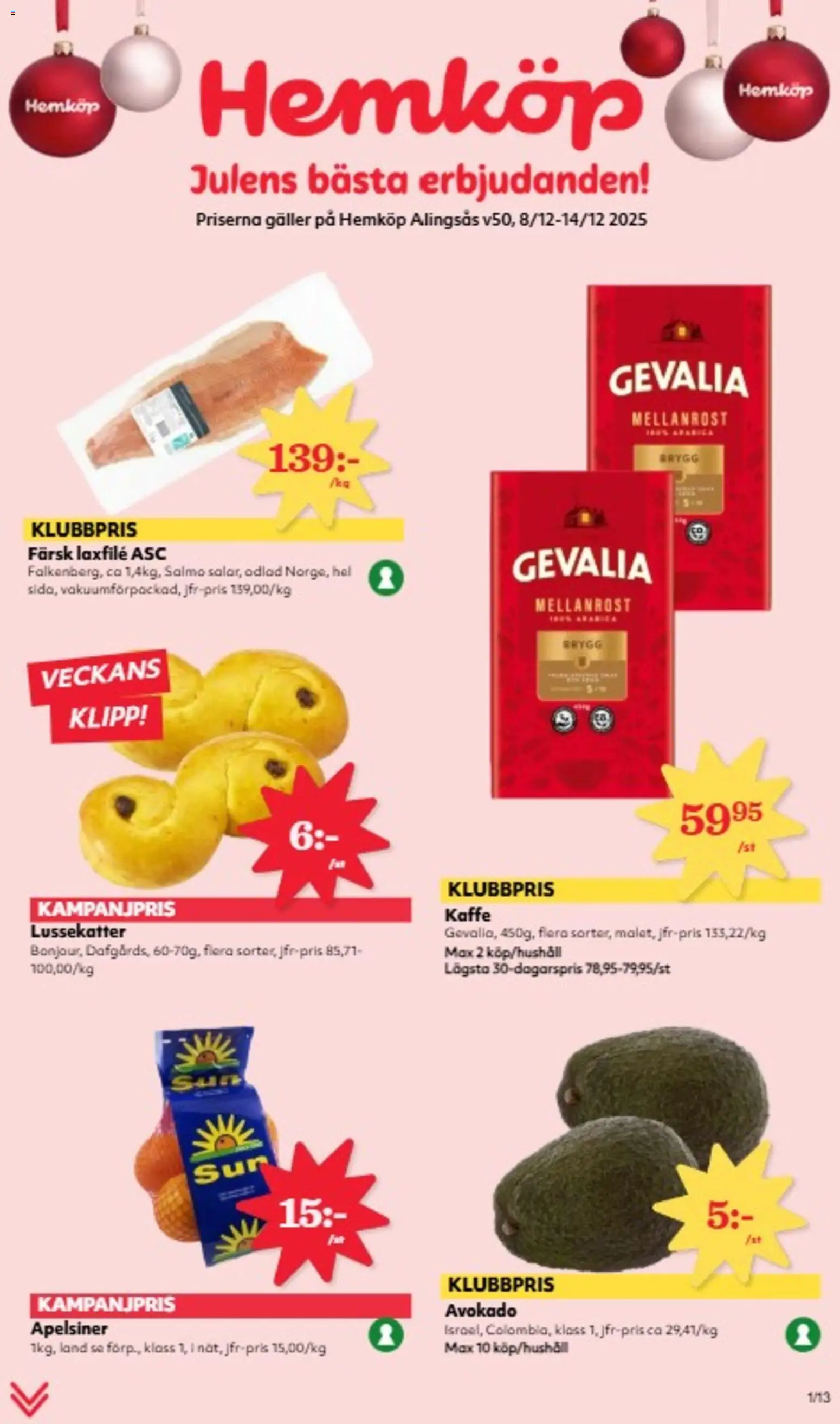 Förhandsgranska reklamblad Aktuella reklamblad Hemköp från butik Hemköp gäller från 08/12/2025