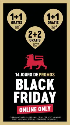Prévisualisation de Black Friday du magasin Delhaize formulaire valide 27/11/2025