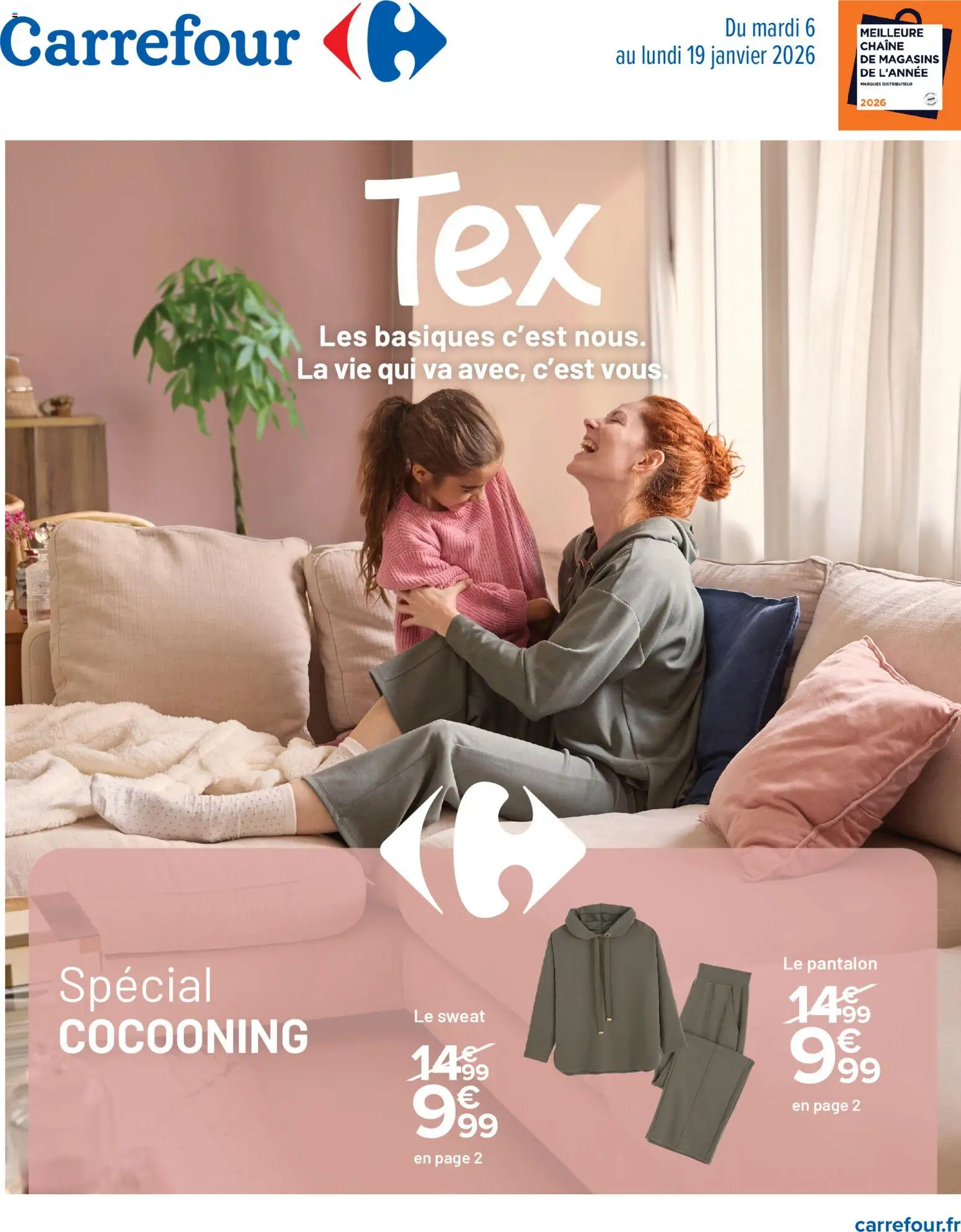 Prévisualisation de Spécial cocooning du magasin Carrefour formulaire valide 06/01/2026