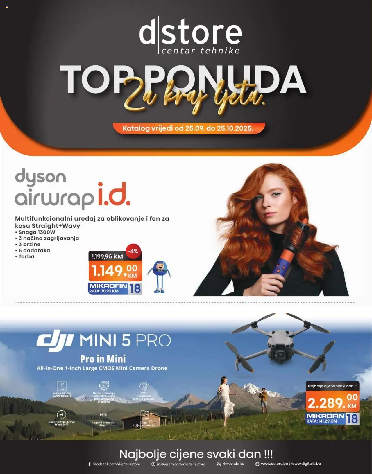 Pregled letka Katalog trgovine Dstore vrijedi od 2025.09.25