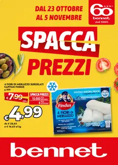 Anteprima dell'opuscolo Volantino Spacca Prezzi dal negozio bennet valido da 23/10/2025
