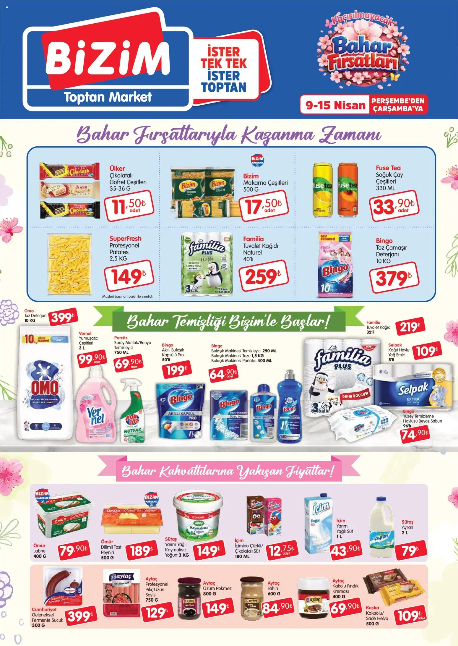 Bizim Toptan Bizim Toptan Katalog 09.04.2026 - Broşürünün önizlemesi
