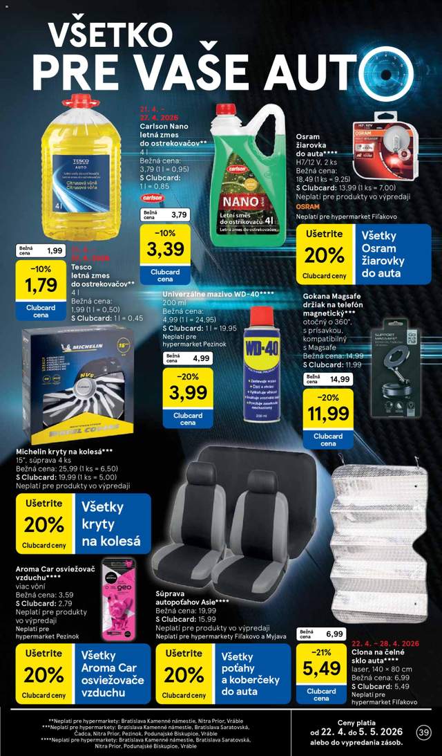 Nový Tesco leták od 22.04.